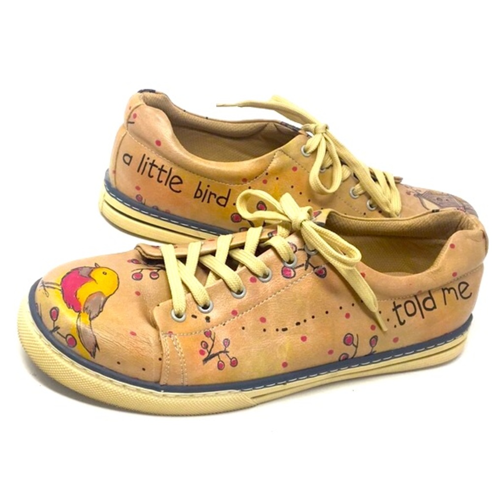 DOGO A Little Bird Told Me Vegan Leather Sneakers